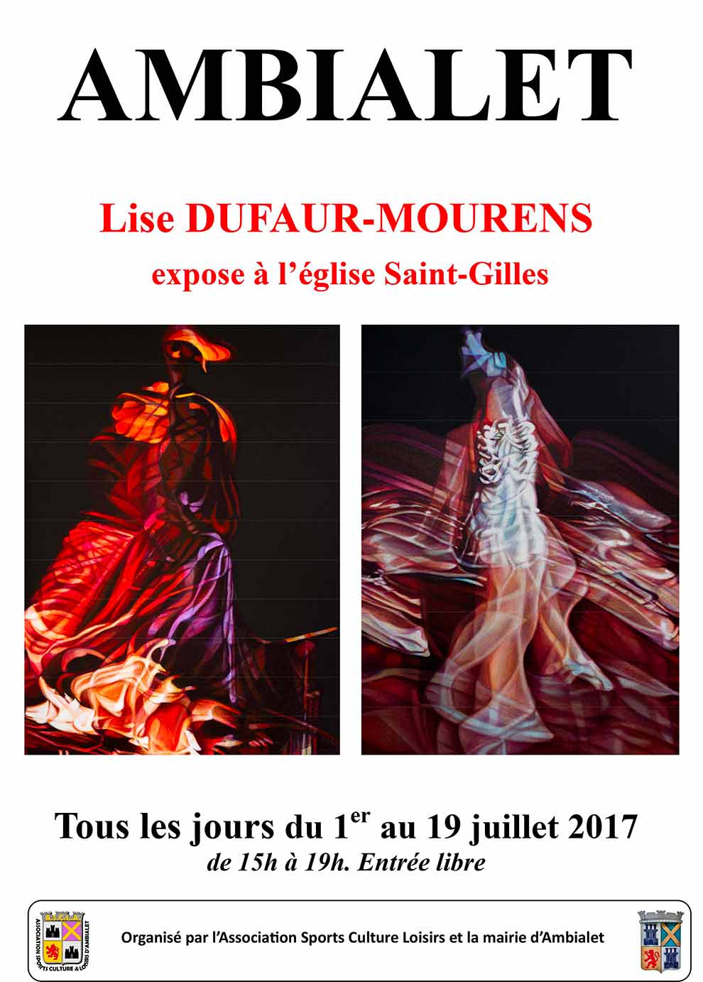 Affiche Lise Dufaur-Maurens 2017