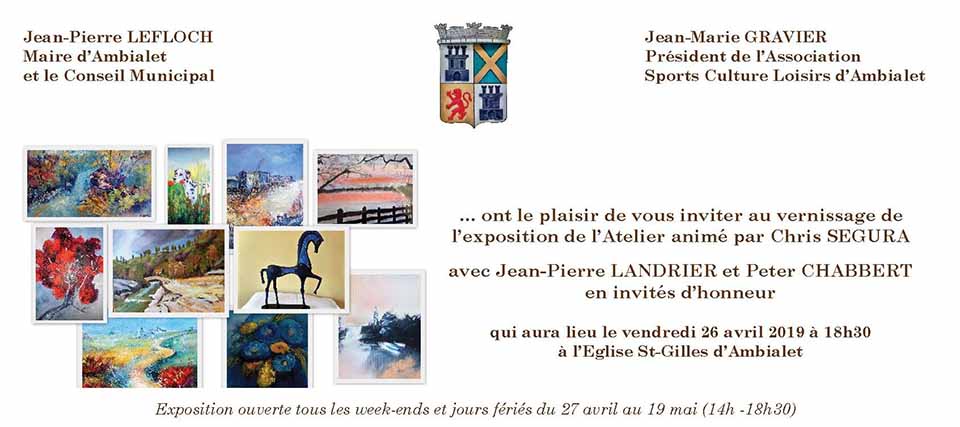 Vernissage At. Peinture, J-P. Landrier, P. Chabbert