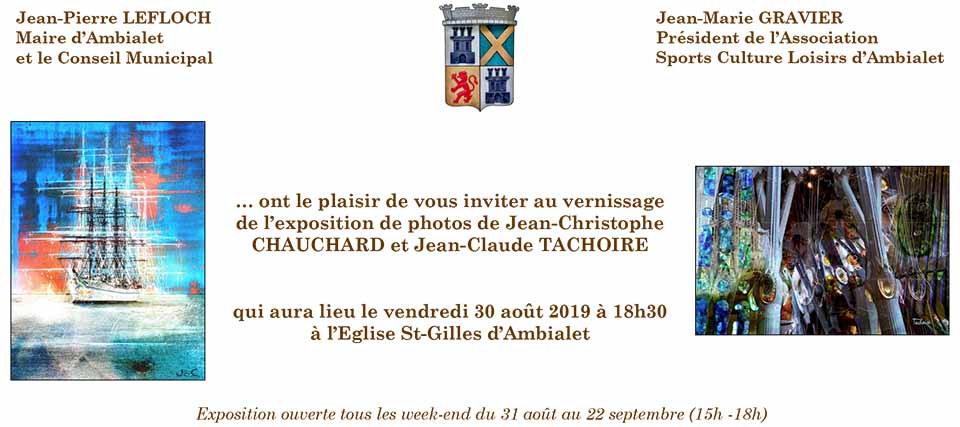 Vernissage J-C. Chauchard & J-C. Tachoire